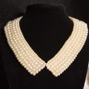 💎Host Pick💎 VINTAGE 1940s Pearl Collar Necklace